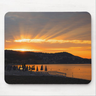 Sonnenaufgang an der Promenade des Anglais Mousepad