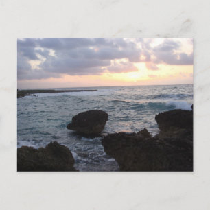 Sonnenaufgang an der Riviera Maya Postkarte