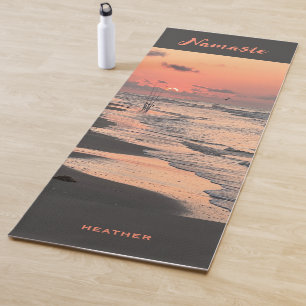 Sonnenaufgang an der texanischen Küste, Personalis Yogamatte