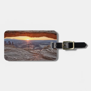 Sonnenaufgang an MESA-Bogen, Canyonlands Gepäckanhänger