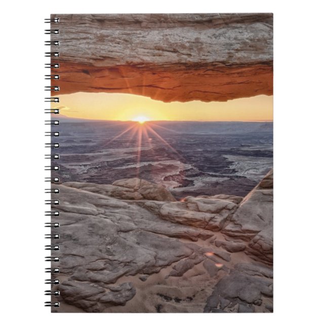 Sonnenaufgang an MESA-Bogen, Canyonlands Notizblock (Vorderseite)