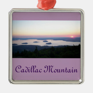 Sonnenaufgang auf Cadillac-Gebirgsverzierung Ornament Aus Metall