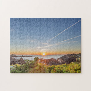 Sonnenaufgang auf dem Armação Strand