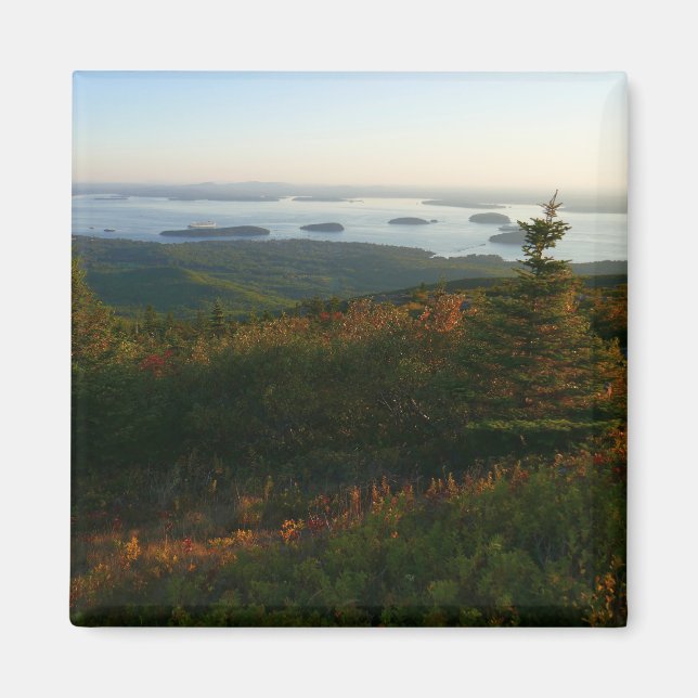 Sonnenaufgang auf dem Cadillac Mountain I Magnet (Vorne)