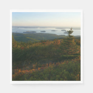 Sonnenaufgang auf dem Cadillac Mountain I Serviette