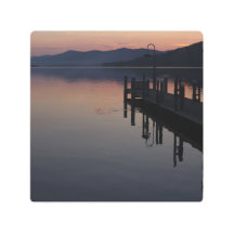 Sonnenaufgang auf dem Dock am George New Yorker Se