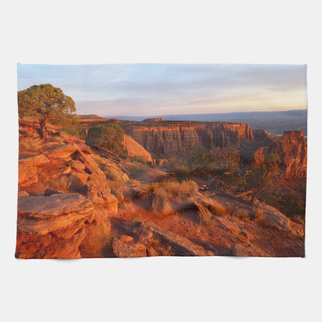 Sonnenaufgang auf dem Grand-View-Weg am Monument O Geschirrtuch (Horizontal)