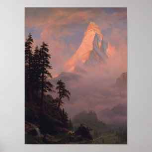 Sonnenaufgang auf dem Matterhorn Poster