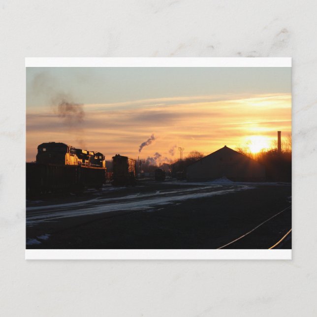 Sonnenaufgang auf dem Westernhof Postkarte (Vorderseite)
