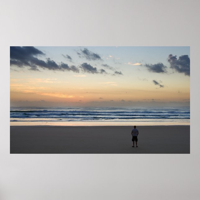 Sonnenaufgang auf der Insel Fraser Poster (Vorne)