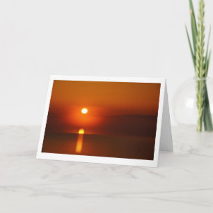Sonnenaufgang auf der Potomac-Grußkarte Karte
