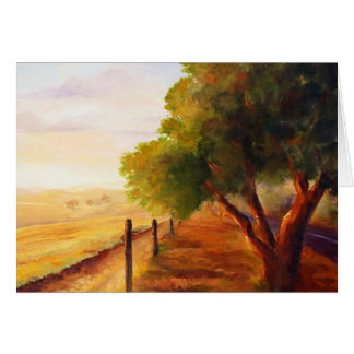 Sonnenaufgang auf der Whiskey Hill Road