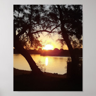 Sonnenaufgang auf La Grande Motte - Frankreich Poster