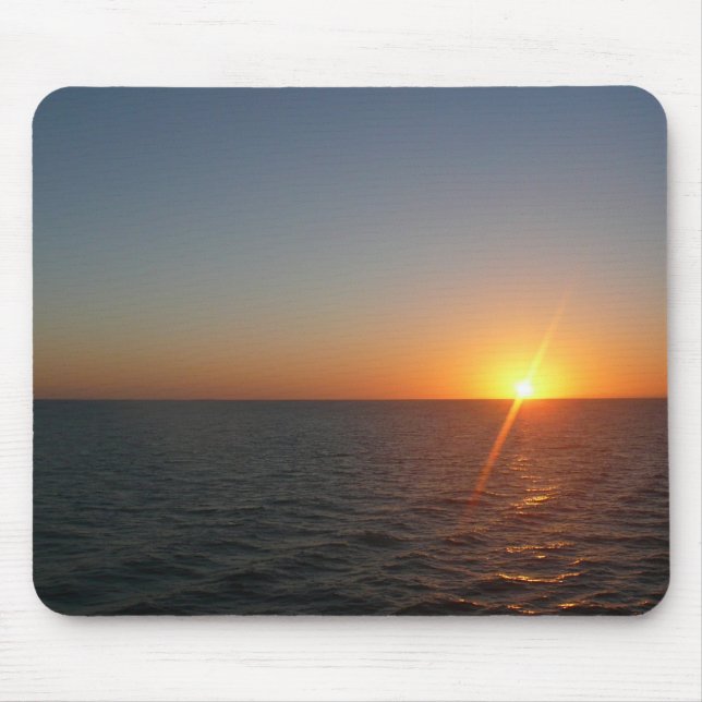 Sonnenaufgang auf Sea III Ocean Horizon Seascape Mousepad (Vorne)