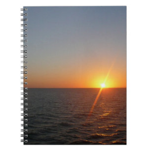 Sonnenaufgang auf Sea III Ocean Horizon Seascape Notizblock