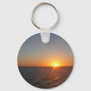 Sonnenaufgang auf Sea III Ocean Horizon Seascape Schlüsselanhänger
