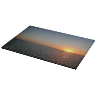 Sonnenaufgang auf Sea III Ocean Horizon Seascape Schneidebrett