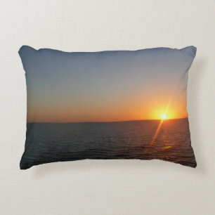 Sonnenaufgang auf Sea III Ocean Horizon Seascape Zierkissen