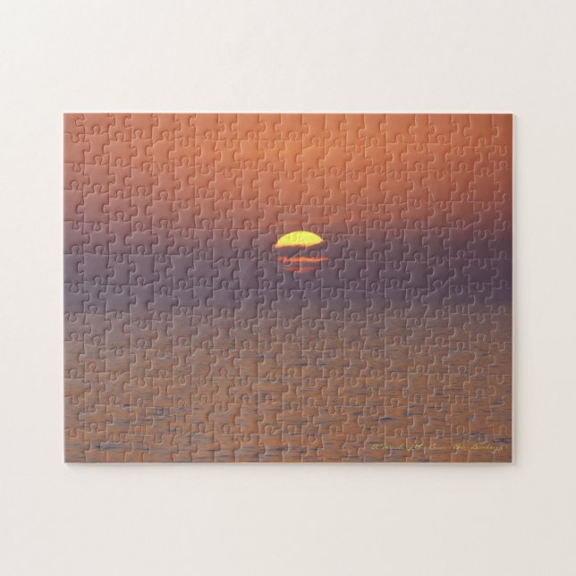 Sonnenaufgang auf See (Horizontal)