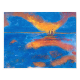 Sonnenaufgang auf See | Emil Nolde | Fotodruck
