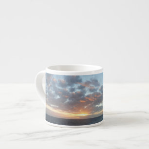 Sonnenaufgang auf See I Pastel Seascape Espressotasse