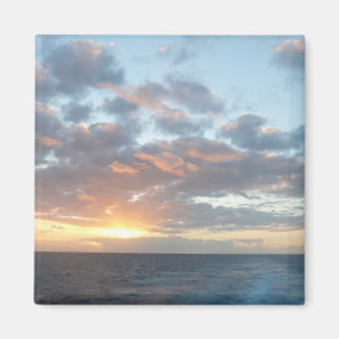 Sonnenaufgang auf See I Pastel Seascape Magnet