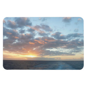 Sonnenaufgang auf See I Pastel Seascape Magnet