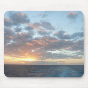 Sonnenaufgang auf See I Pastel Seascape Mousepad
