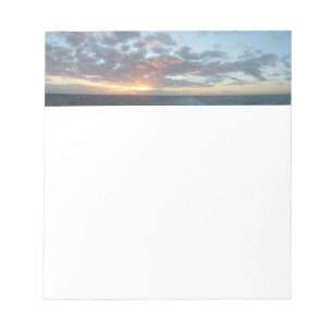 Sonnenaufgang auf See I Pastel Seascape Notizblock