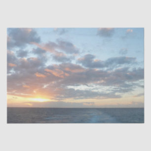 Sonnenaufgang auf See I Pastel Seascape Seidenpapier