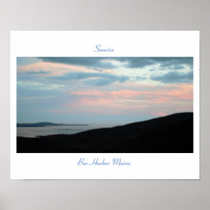 Sonnenaufgang Bar Harbor Maine Poster