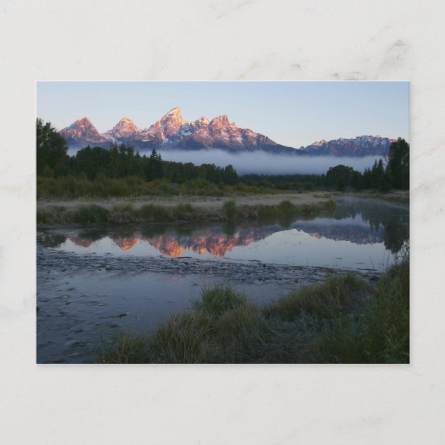 Sonnenaufgang bei Schwabacker Landung bei Grand Te Postkarte (Vorderseite)