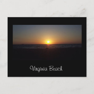 Sonnenaufgang bei Virginia Beach Postkarte