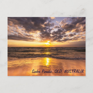 Sonnenaufgang beim Surferparadies Postkarte