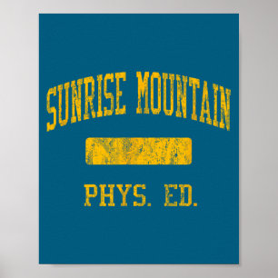 Sonnenaufgang Berg High School HS Peoria AZ Sportu Poster