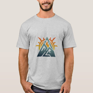 Sonnenaufgang-Berg-Triangle-Wander-Abenteuer-T-Shi T-Shirt