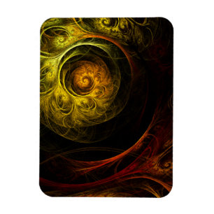 Sonnenaufgang Blumenrot Abstrakt Art Premium Magaz Magnet