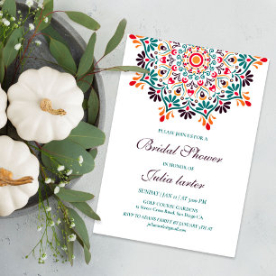 Sonnenaufgang Boho Rustikales Florales Mandala Hoc Einladung
