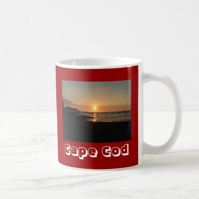 Sonnenaufgang Cape Cod Massachusetts Kaffee Tasse (Rechts)