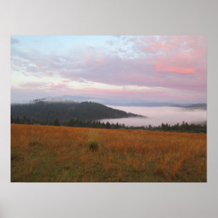 Sonnenaufgang der Pieniner Berge Poster