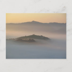 Sonnenaufgang der Pieniner Berge Postkarte