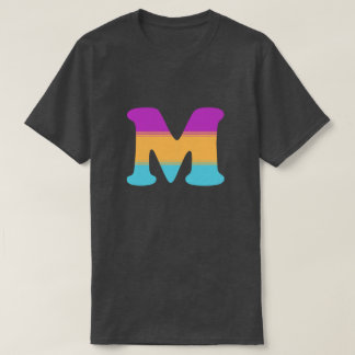 Sonnenaufgang des Buchstabe-M T-Shirt