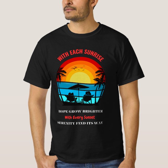 Sonnenaufgang Deswürdeto Shirt (Vorderseite)