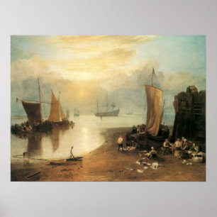 Sonnenaufgang durch Dunst von Joseph Turner Poster