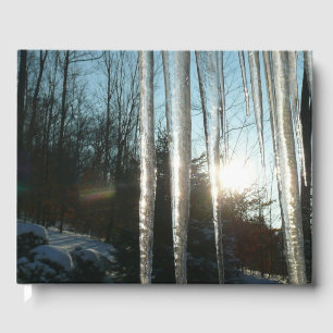 Sonnenaufgang durch Eiskeln Winternaturfotografie Gästebuch
