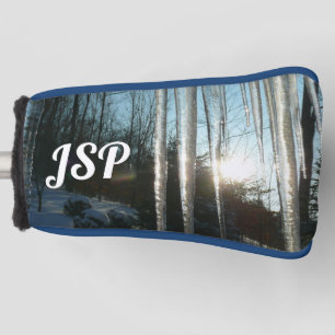 Sonnenaufgang durch Eiskeln Winternaturfotografie Golf Headcover