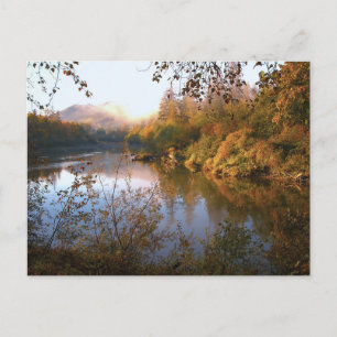 Sonnenaufgang Fall Creek Postkarte