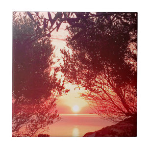 Sonnenaufgang Fliese