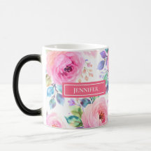 Sonnenaufgang Floral Boho benutzerdefinierter Name