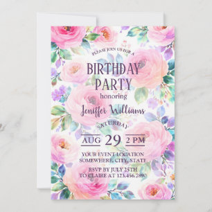 Sonnenaufgang Florales Boho Benutzername Design Einladung